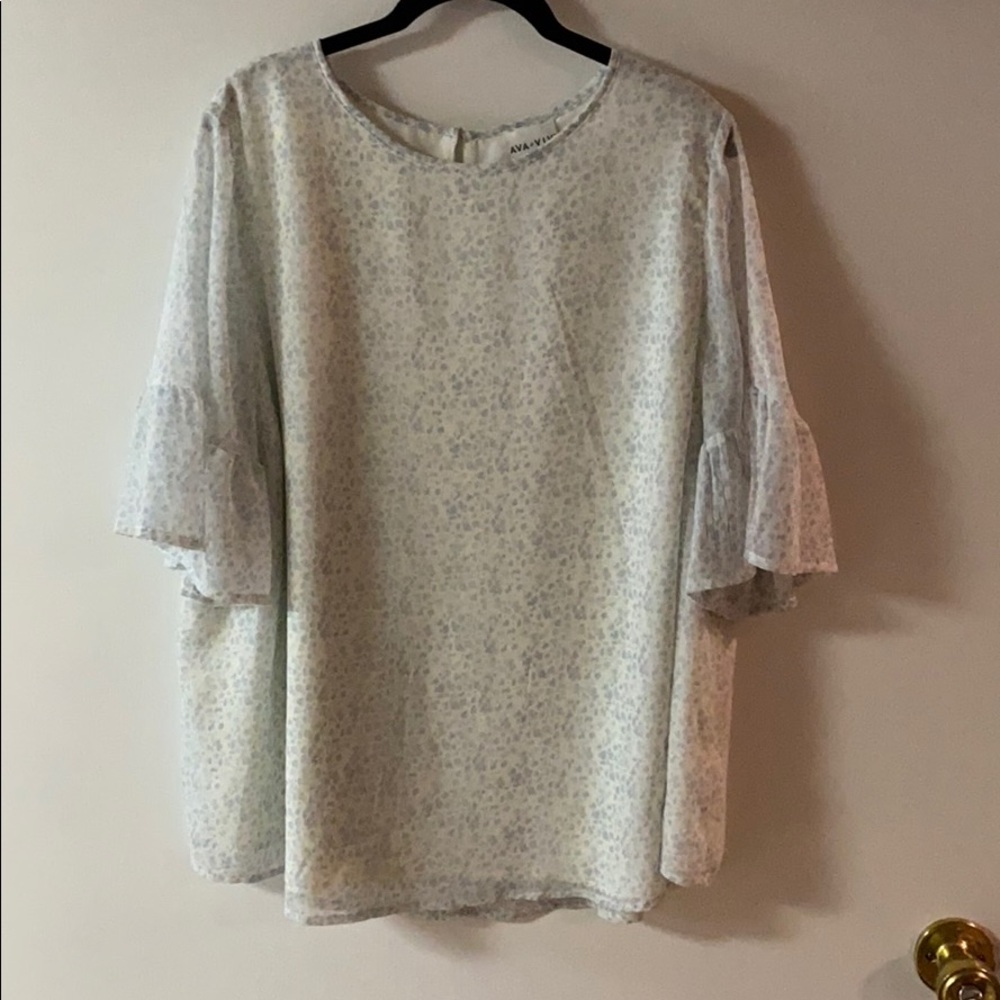 Flutter Sleeve Blouse